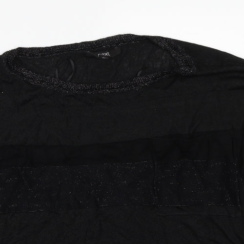 Next Level Womens Black   Pullover Sweatshirt Size 12