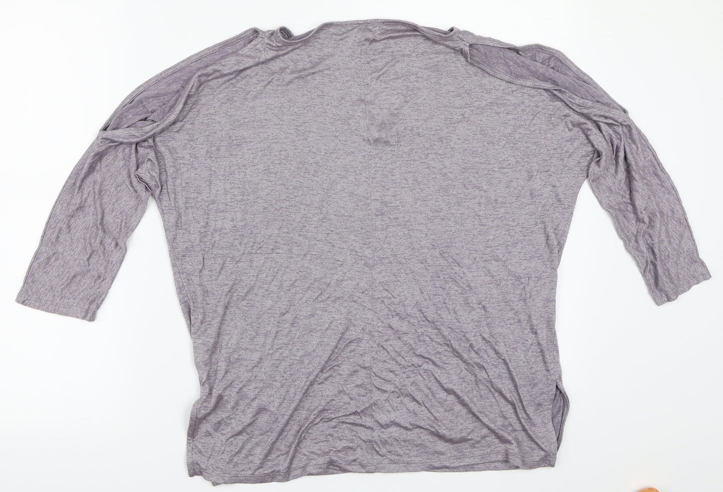 Belle Vere Womens Grey   Basic T-Shirt Size 12