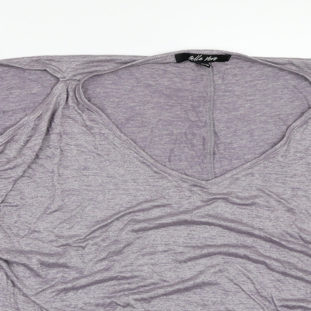 Belle Vere Womens Grey   Basic T-Shirt Size 12