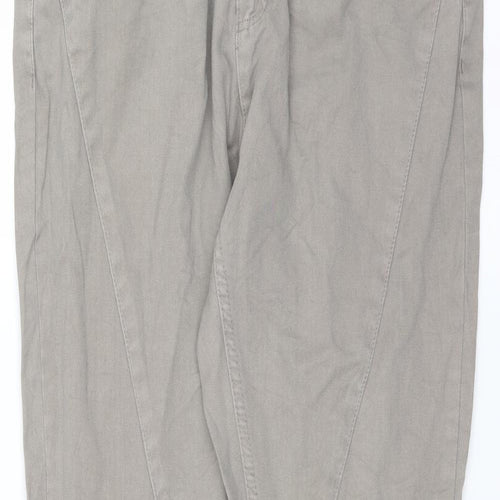 UpFashion Womens Grey   Straight Jeans Size 10 L30 in