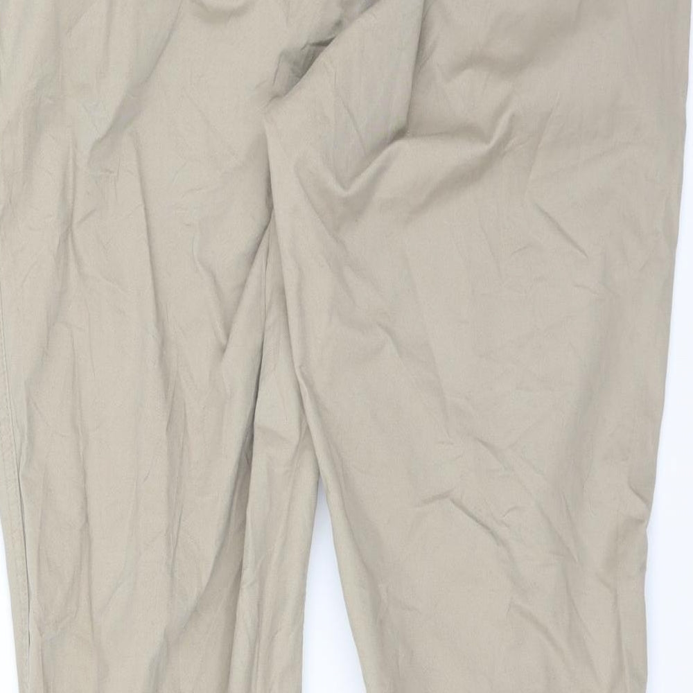 Preworn Womens Beige   Trousers  Size 16 L27 in
