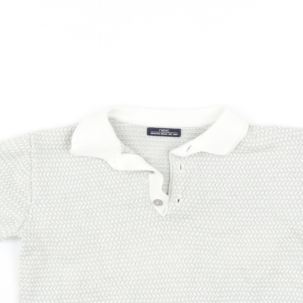 NEXT Boys Grey   Basic Polo Size 2-3 Years