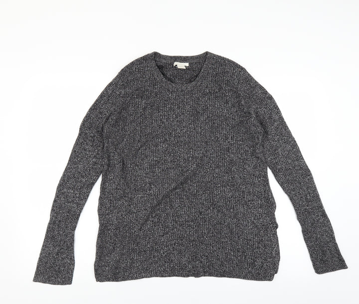 H&M Womens Grey   Pullover Jumper Size L