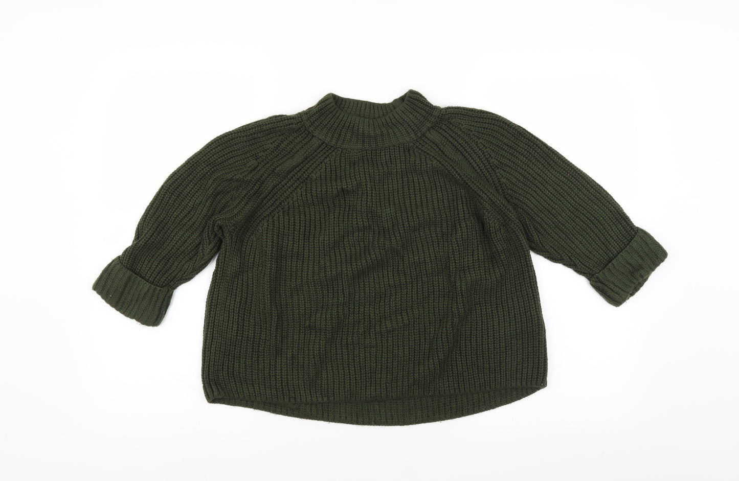 Topshop Womens Green   Pullover Jumper Size 6