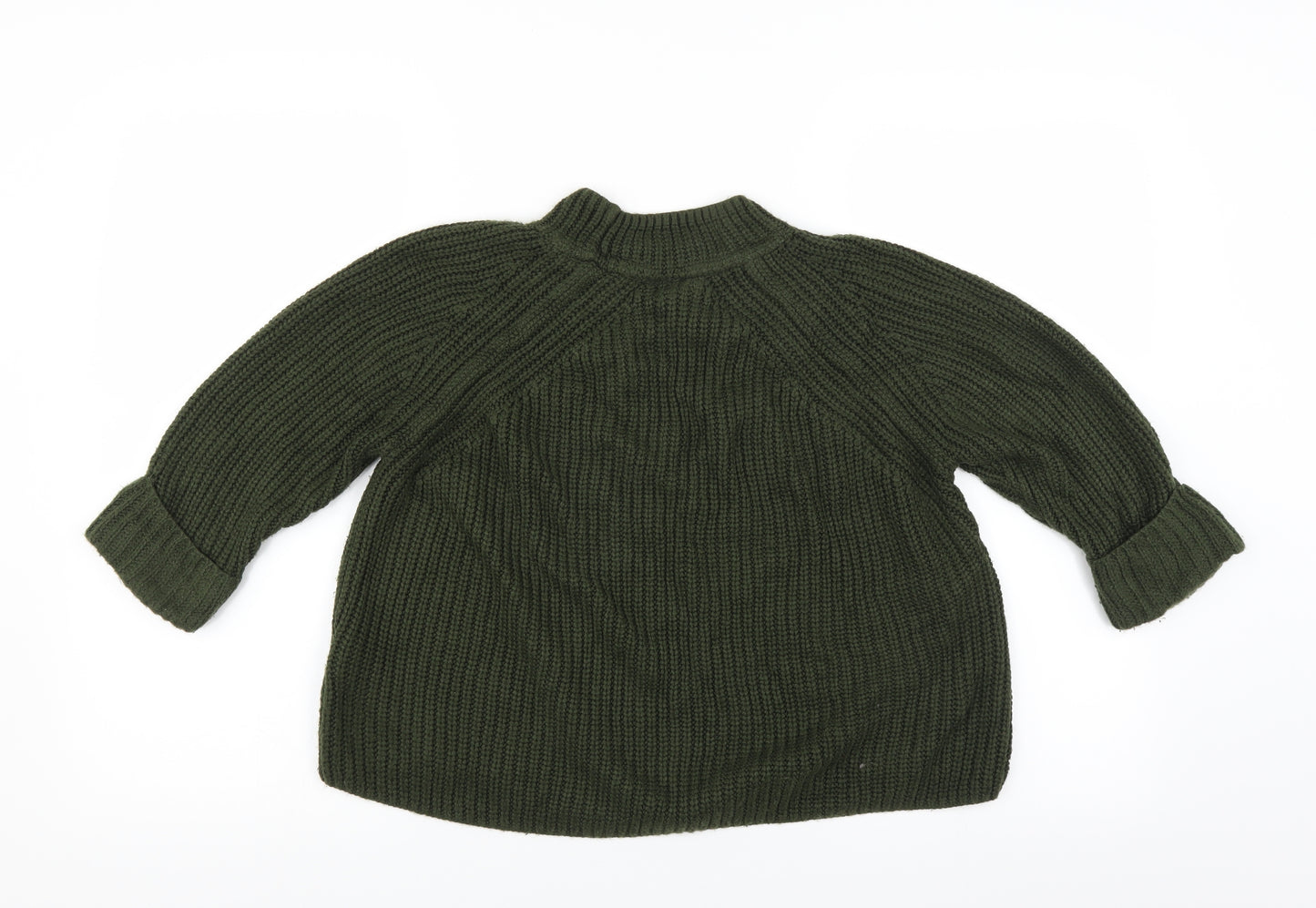 Topshop Womens Green   Pullover Jumper Size 6