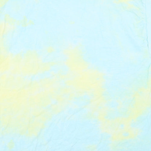 PRETTYLITTLETHING Womens Blue   Basic T-Shirt Size S  - Tie dye