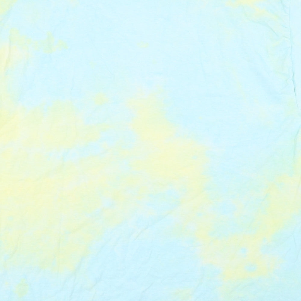 PRETTYLITTLETHING Womens Blue   Basic T-Shirt Size S  - Tie dye