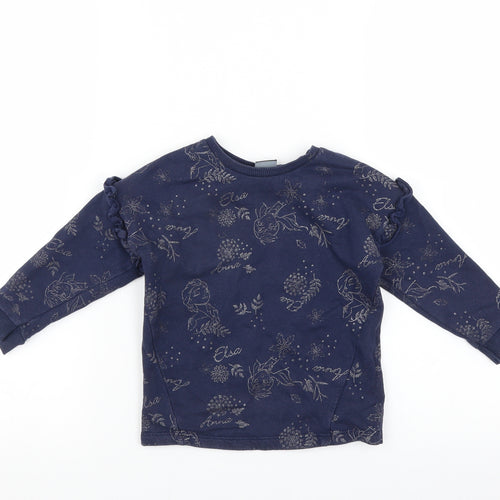 George Girls Blue   Pullover Jumper Size 18-24 Months  - Disney Frozen