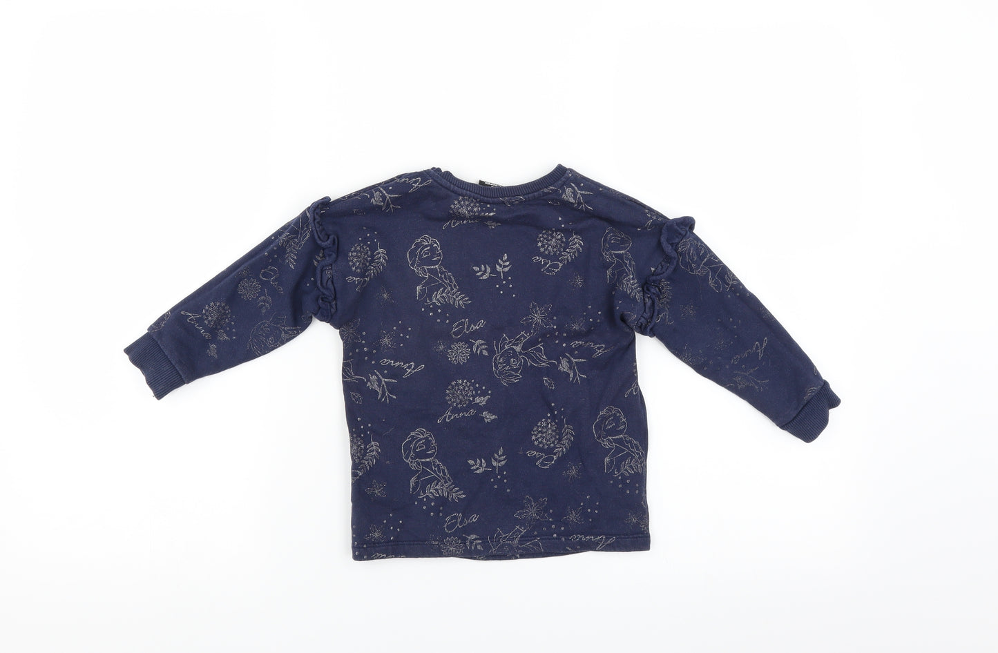 George Girls Blue   Pullover Jumper Size 18-24 Months  - Disney Frozen