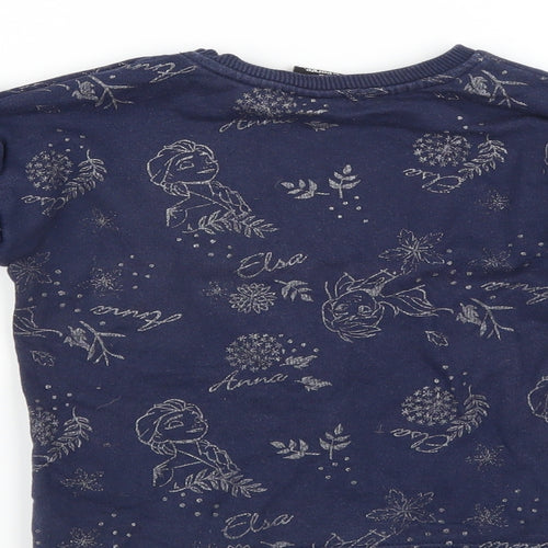 George Girls Blue   Pullover Jumper Size 18-24 Months  - Disney Frozen