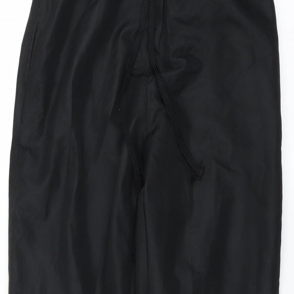 Preworn Boys Black   Jogger Trousers Size 13 Years