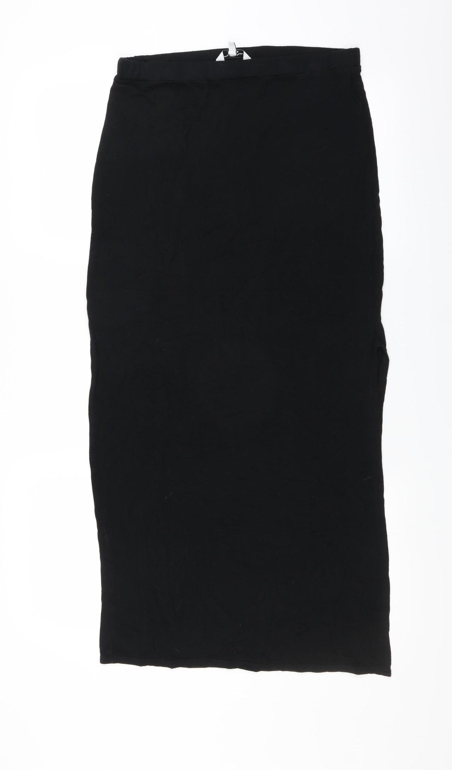 New Look Womens Black   Maxi Skirt Size 12  - Side split