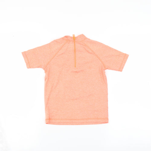 NEXT Girls Orange   Basic T-Shirt Size 4-5 Years