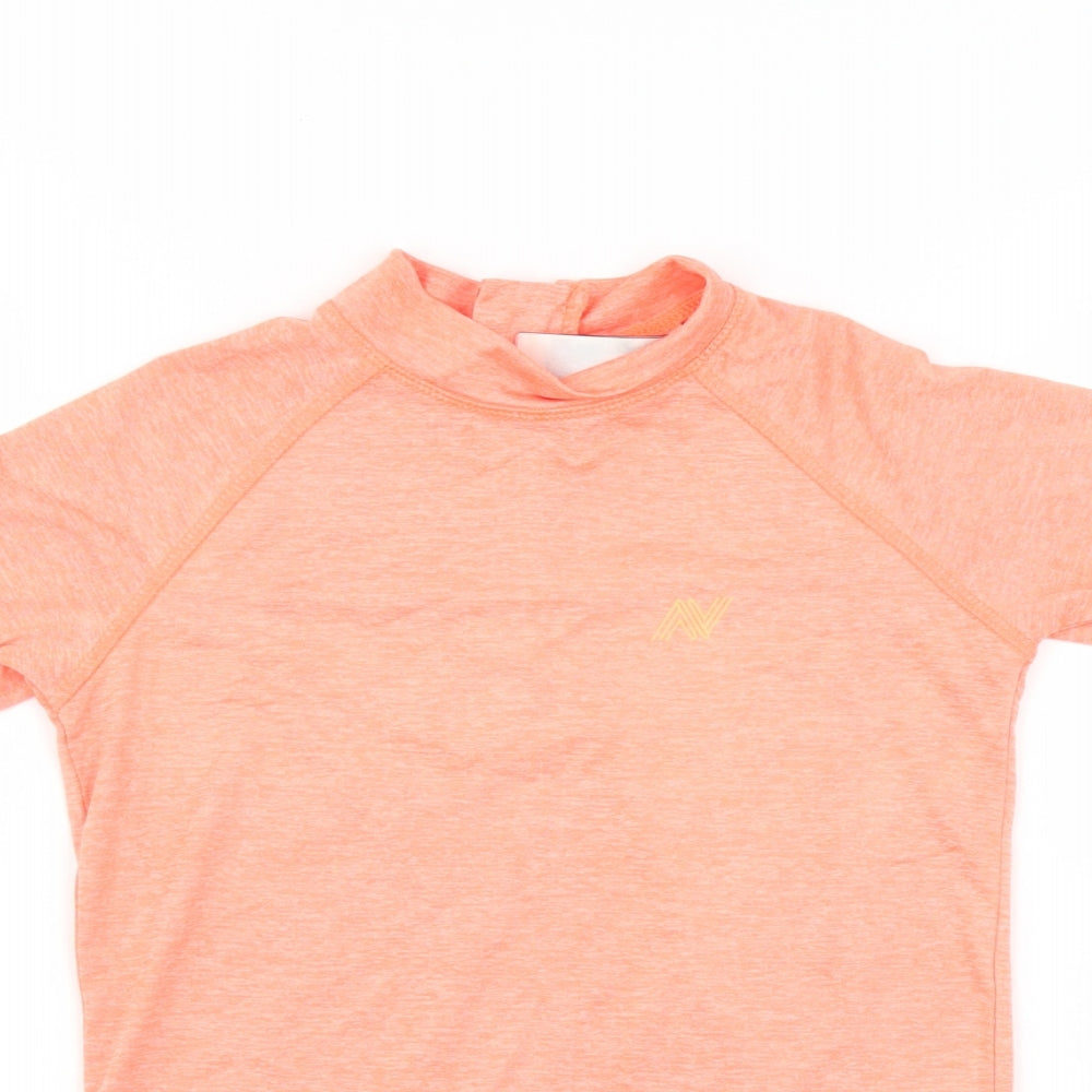 NEXT Girls Orange   Basic T-Shirt Size 4-5 Years
