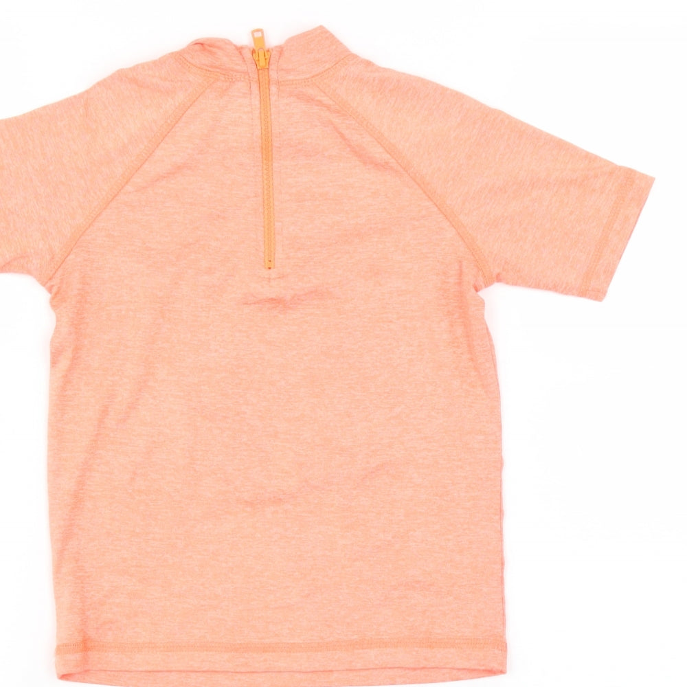 NEXT Girls Orange   Basic T-Shirt Size 4-5 Years