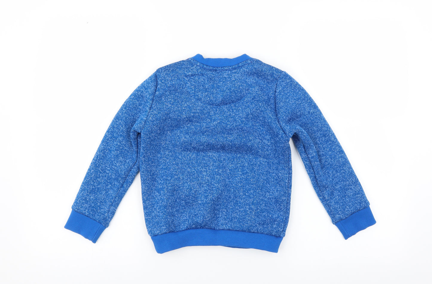 F&F Boys Blue   Pullover Jumper Size 5-6 Years  - christmas