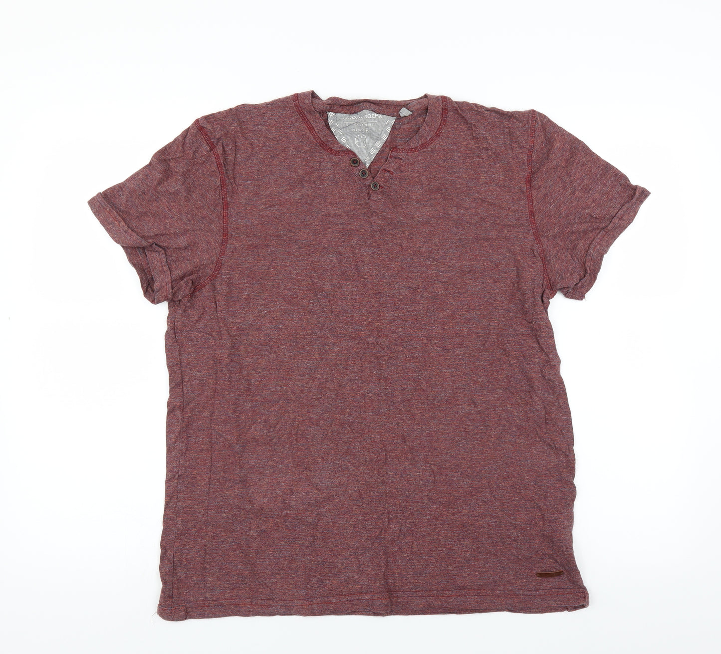 Rocha John Rocha Mens Red    T-Shirt Size M