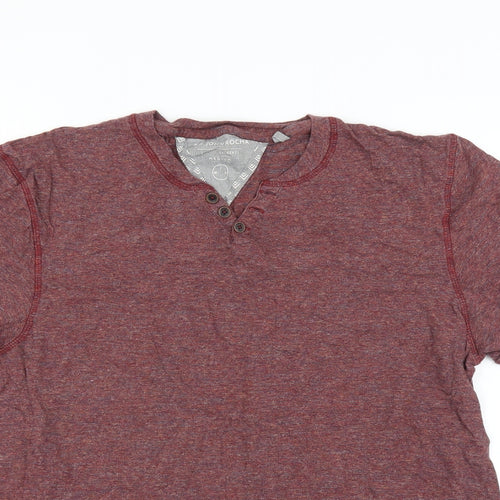 Rocha John Rocha Mens Red    T-Shirt Size M
