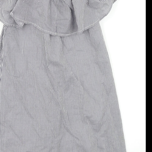 Select Womens Blue Striped  Trapeze & Swing  Size 10