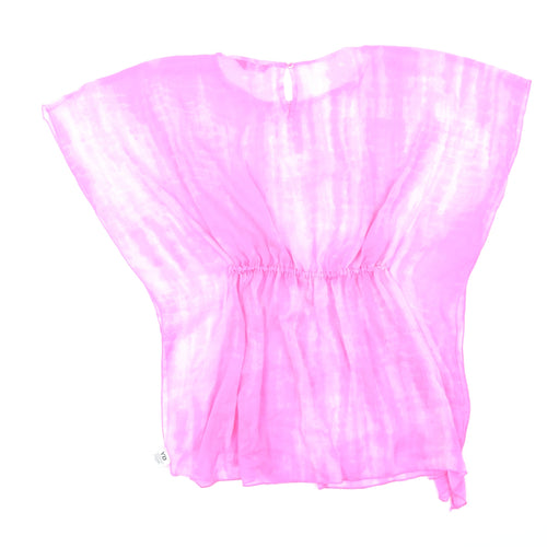 YD Girls Pink Tie Dye  Kimono Poncho Size 11-12 Years  - Kaftan