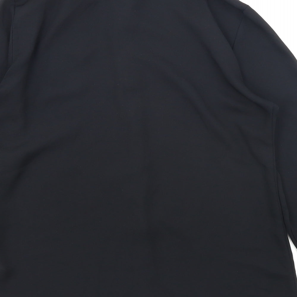 Atmosphere Womens Black   Basic Button-Up Size 6