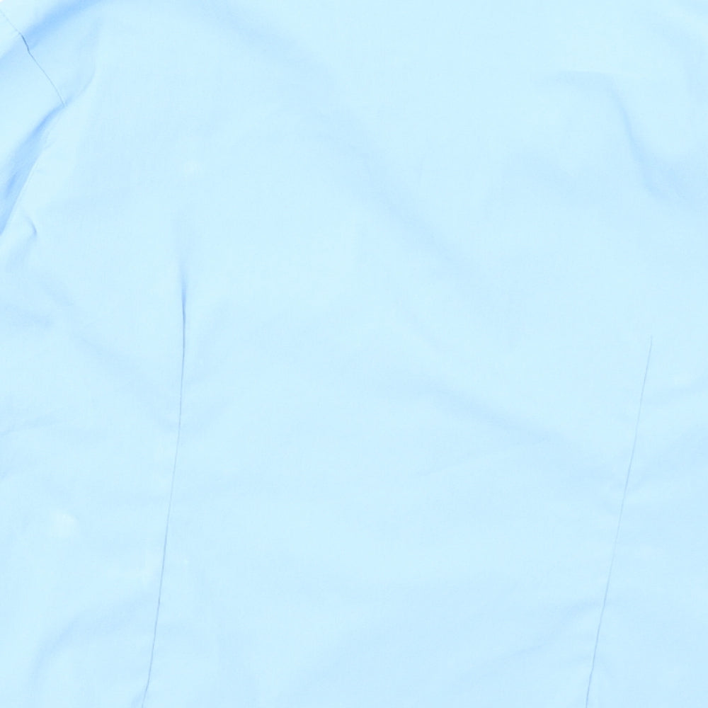 Sara Woman Womens Blue   Basic Button-Up Size 16