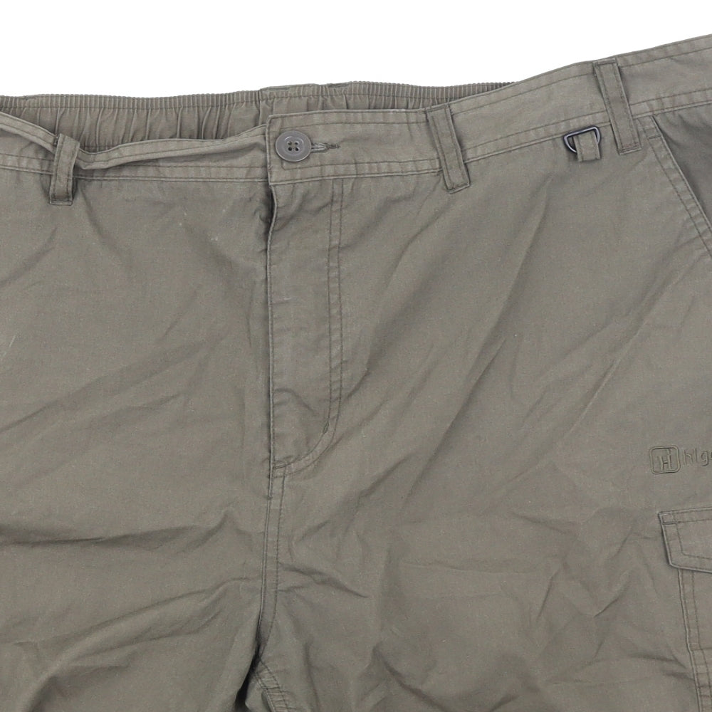 Hi Gear Mens Green   Cargo Shorts Size 42 in