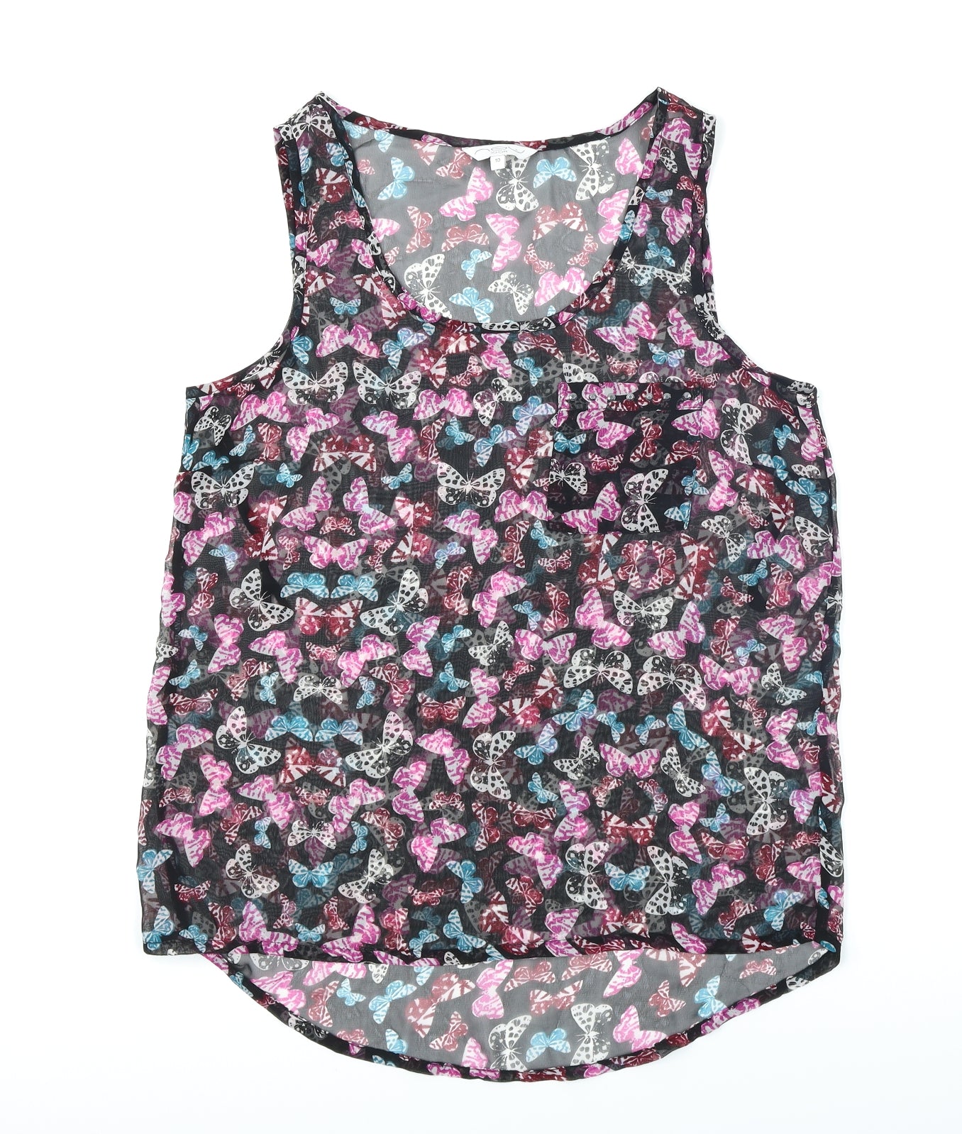 New Look Womens Black   Basic Blouse Size 10  - Butterfly
