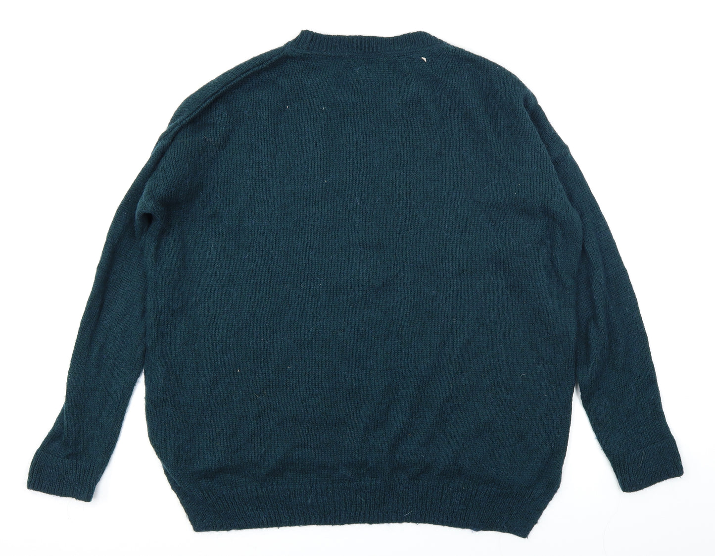 Topshop Womens Green  Knit Pullover Jumper Size 12  - Cat