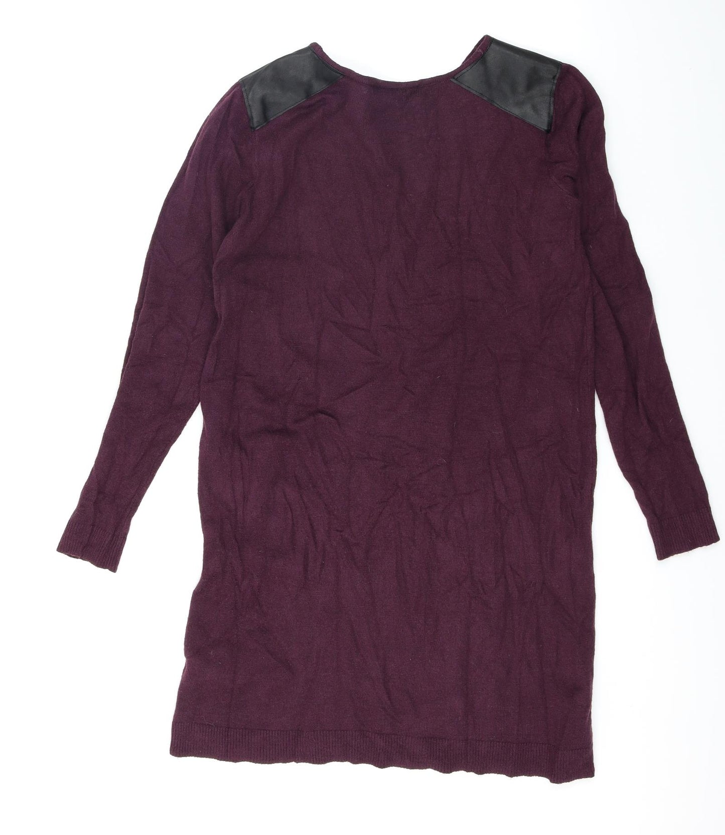 Primark Womens Purple  Knit Jumper Dress  Size 10