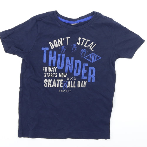 Espirit Boys Blue   Basic T-Shirt Size 4-5 Years  - Skateboard