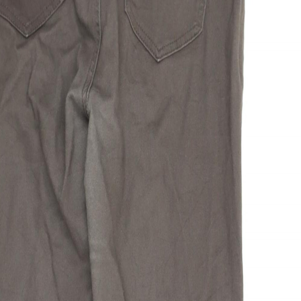 Moon Girl Womens Brown   Chino Trousers Size 34 in L28 in