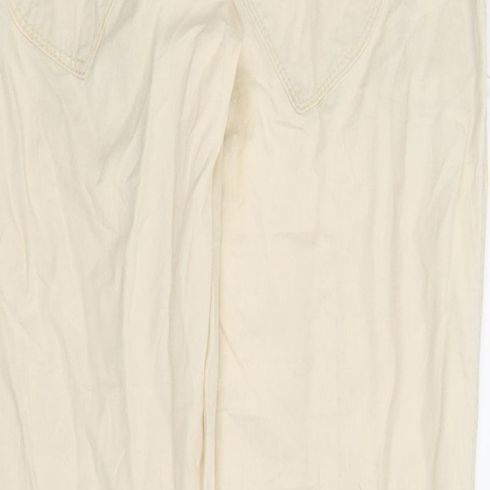 TALLY WEiJL Womens Beige   Carrot Trousers Size 6 L27.5 in - Belt included