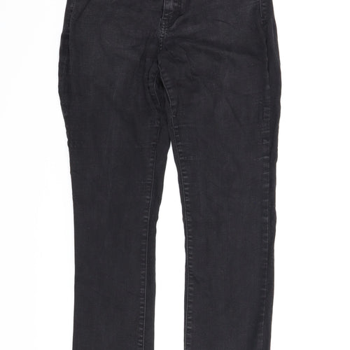 Multiblu Womens Black  Denim Bootcut Jeans Size 42 in L32 in
