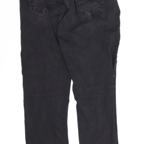 Multiblu Womens Black  Denim Bootcut Jeans Size 42 in L32 in