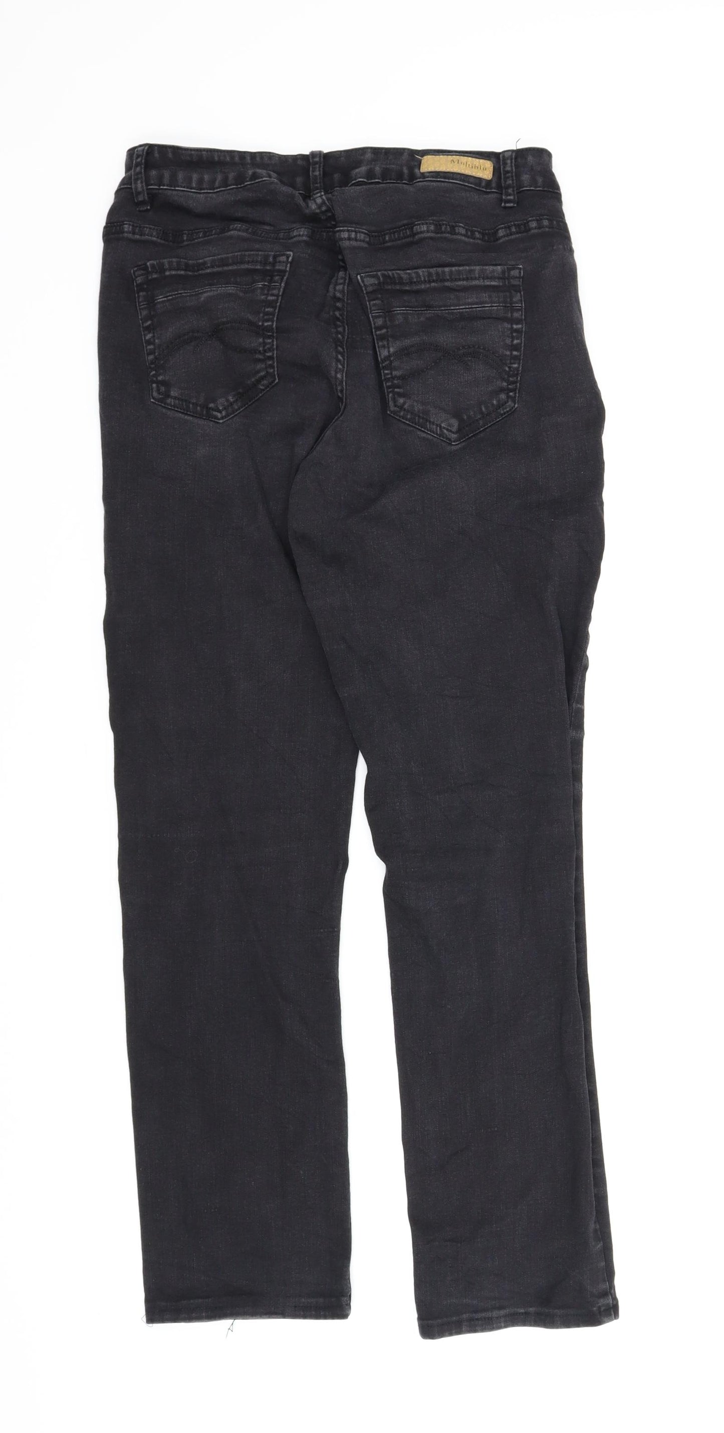 Multiblu Womens Black  Denim Bootcut Jeans Size 42 in L32 in
