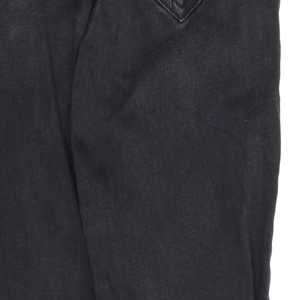 Multiblu Womens Black  Denim Bootcut Jeans Size 42 in L32 in