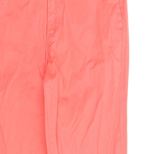 H&M Womens Red   Chino Trousers Size S L27 in