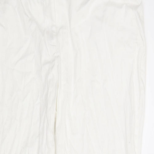 Dorothy Perkins Womens White   Pedal Pusher Trousers Size 16 L23 in