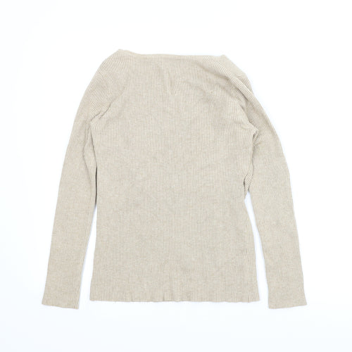 Preworn Womens Beige   Pullover Jumper Size XS