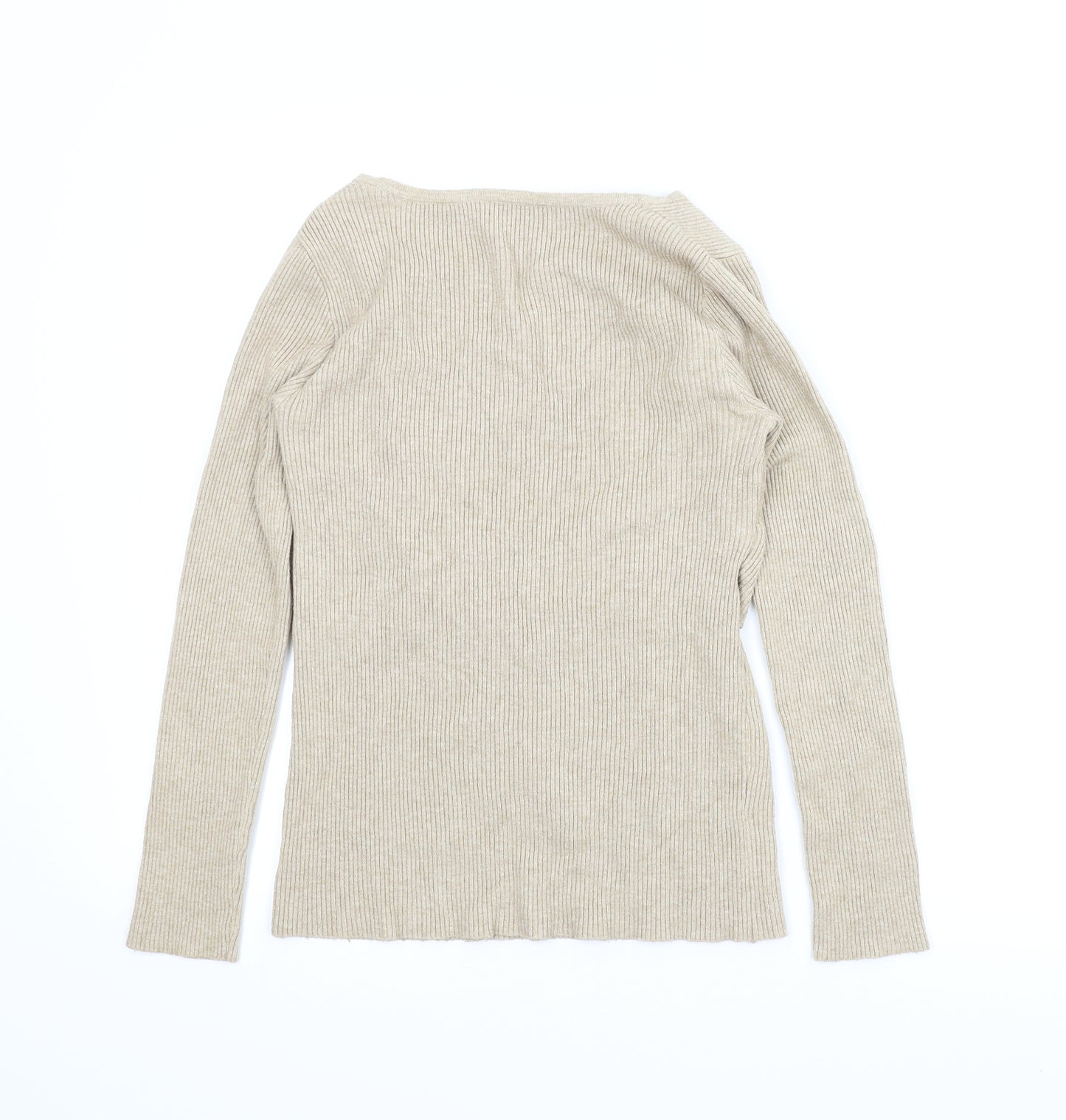 Preworn Womens Beige   Pullover Jumper Size XS