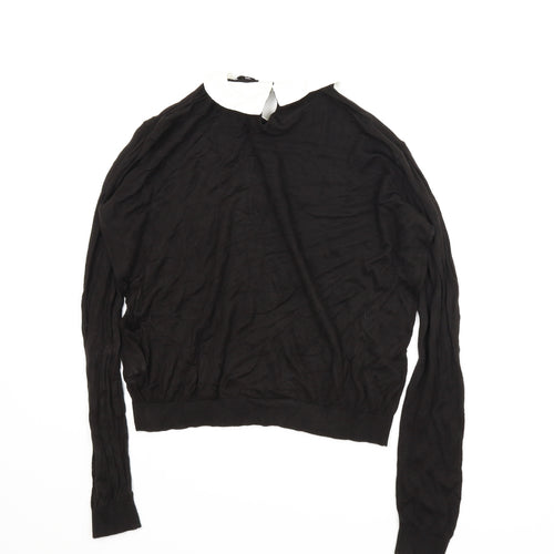 STR Womens Black   Pullover Jumper Size M