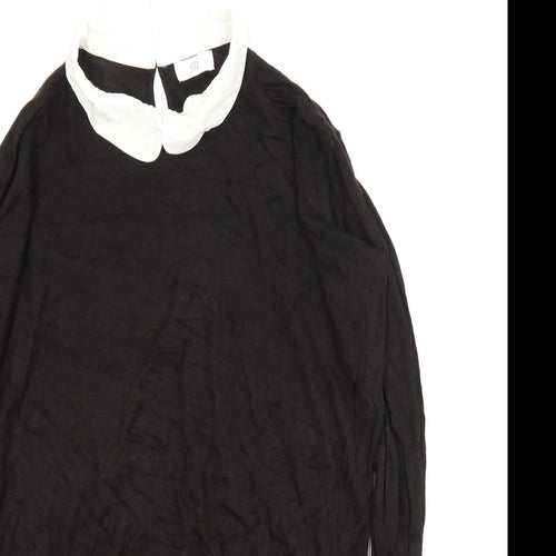 STR Womens Black   Pullover Jumper Size M