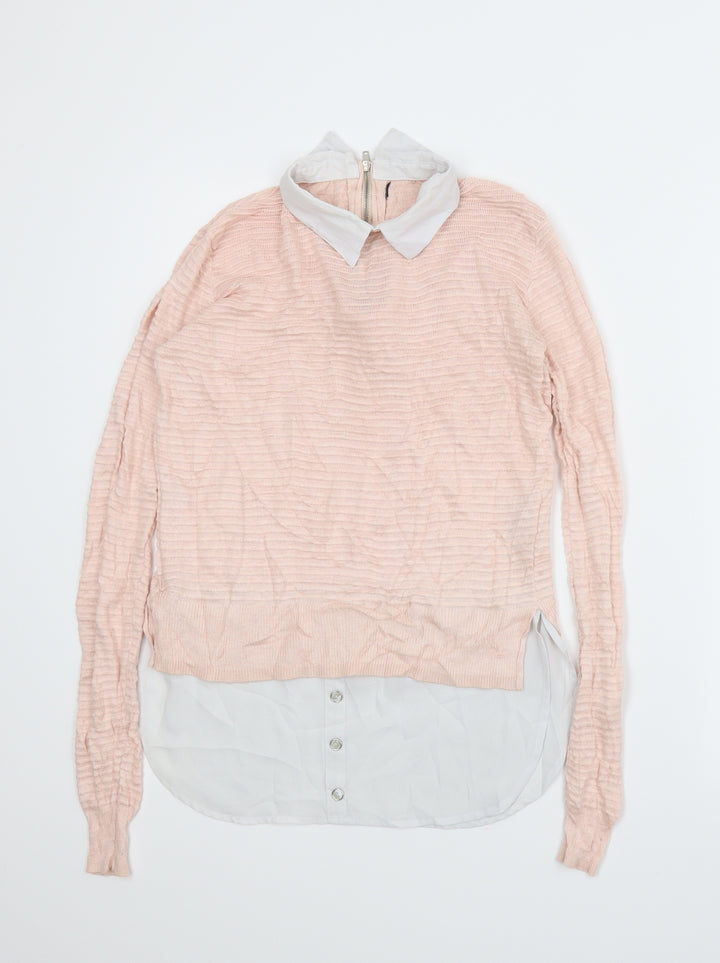 Atmosphere Womens Pink   Basic Blouse Size 6