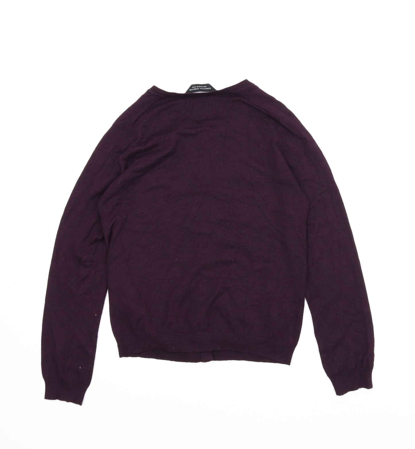 Dorothy Perkins Womens Purple   Cardigan Jumper Size 12
