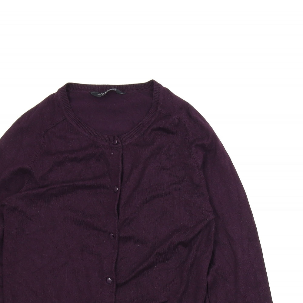 Dorothy Perkins Womens Purple   Cardigan Jumper Size 12