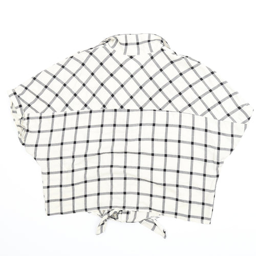 Apricot Womens Beige Check  Basic Blouse Size 16