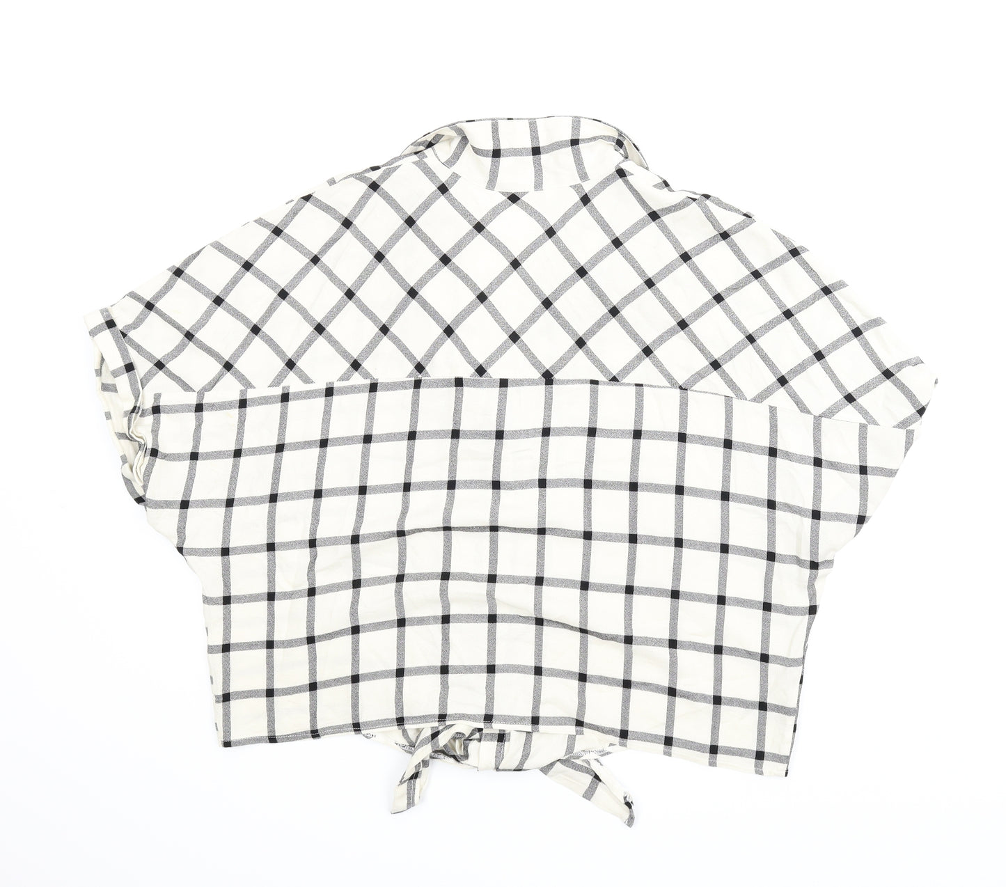 Apricot Womens Beige Check  Basic Blouse Size 16