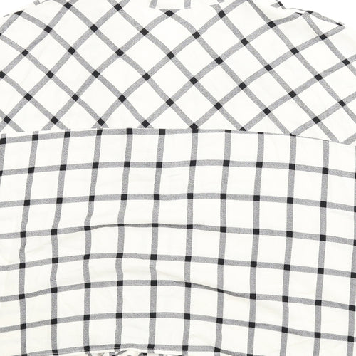 Apricot Womens Beige Check  Basic Blouse Size 16