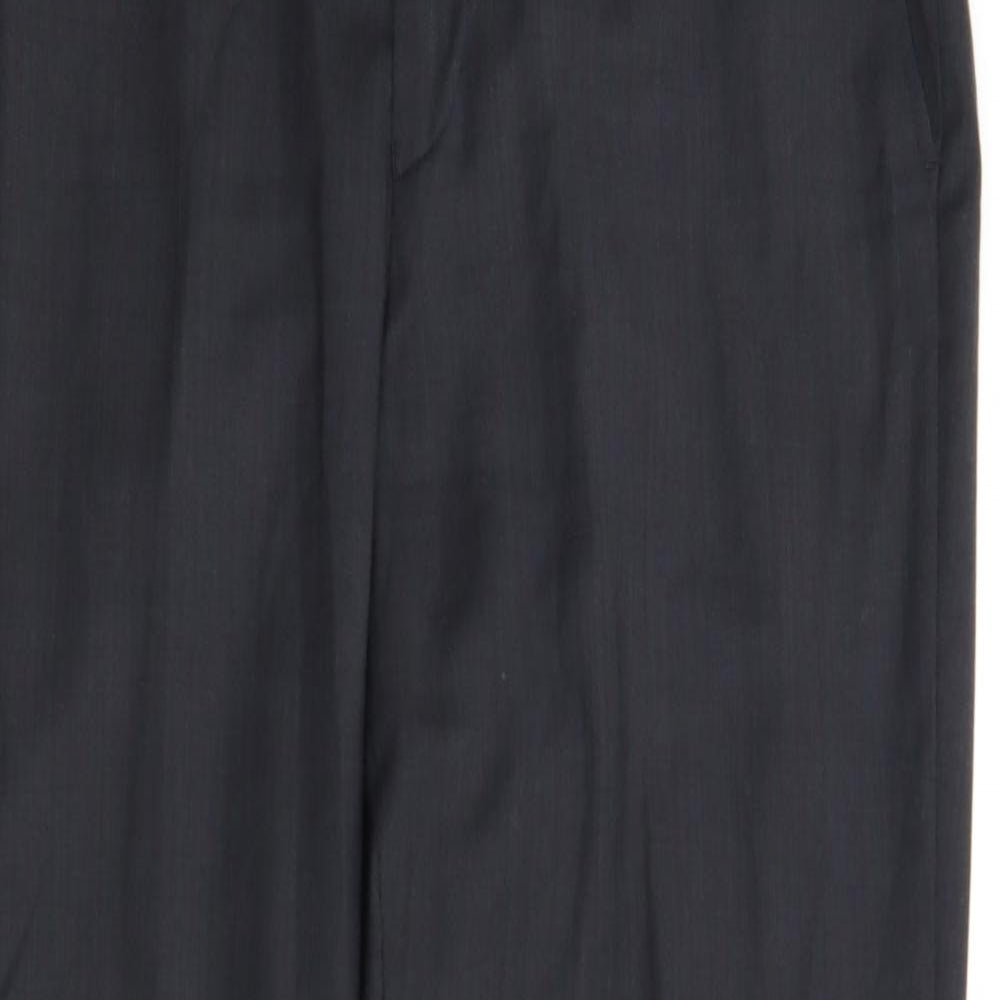 M&S Mens Black   Carpenter Trousers Size 36 in L33 in